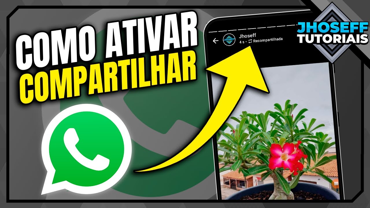 Como ATIVAR o compartilhamento de status no WhatsApp