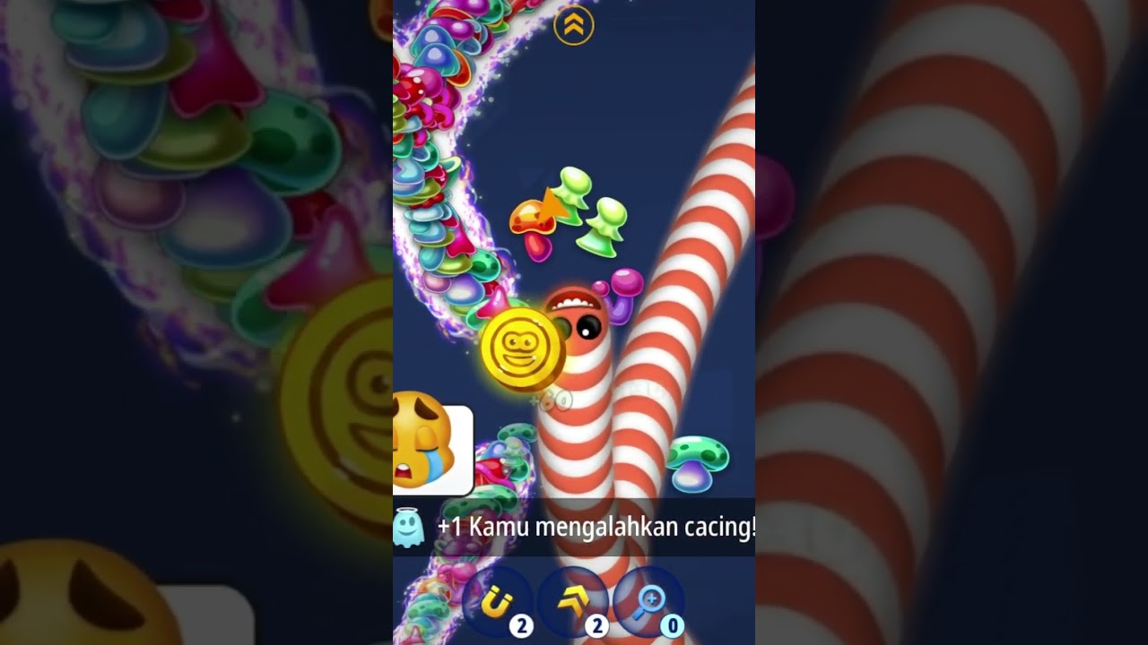 CACING WORMS HUNGRY SNAKE #2023  #game #snake #wormszone