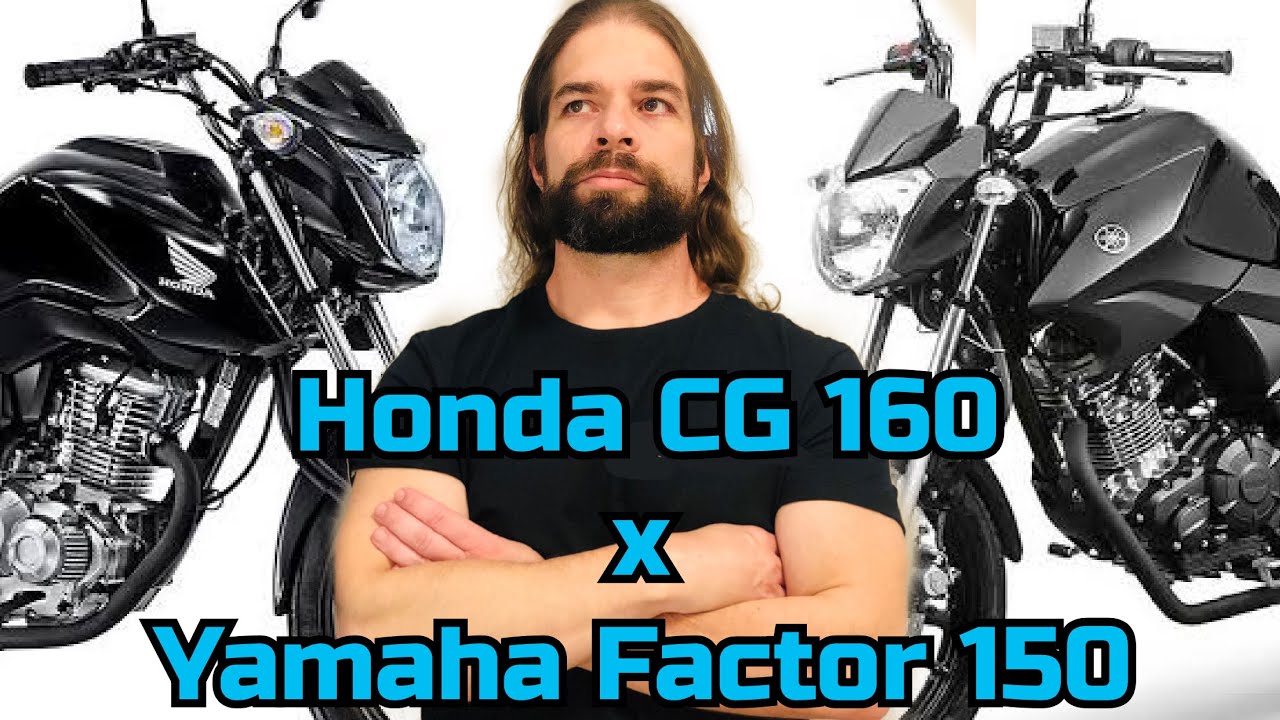 Yamaha Factor 150 UBS versus Honda CG Fan 160 CBS - Qual a melhor?