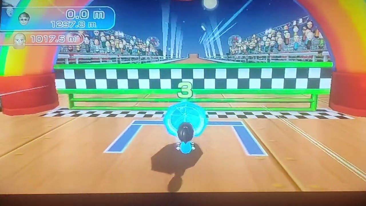 Wii Play Motion: Wind Runner (Long jump) Me Vs Guest E.