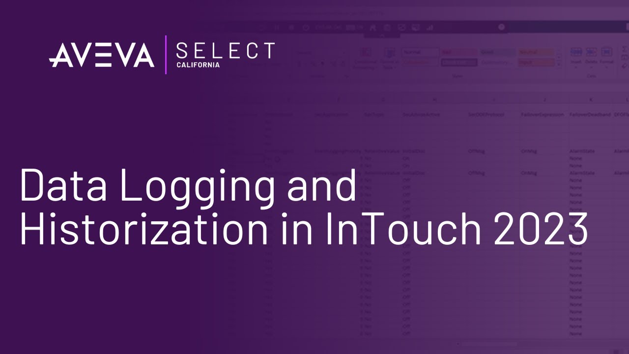 Data Logging and Historization in InTouch 2023