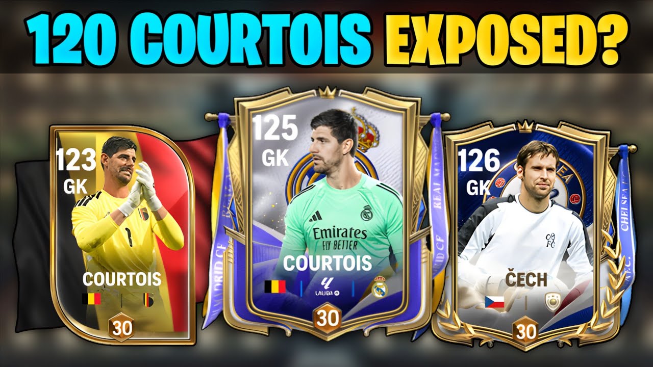 DO NOT Buy 120 Courtois! 121 Cech vs 120 vs 118 Courtois (FC Mobile)