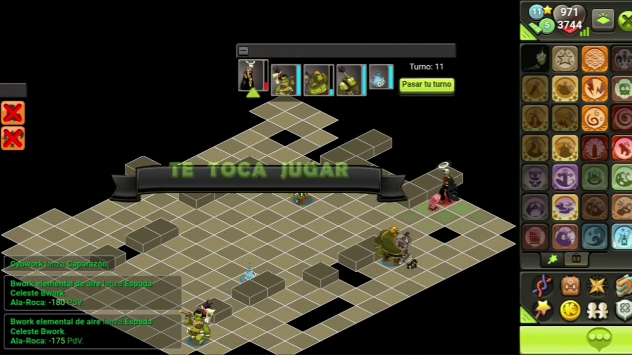 [DOFUS TOUCH] Dung Bworker vs Pandawa | Solotage, combate &eacute;pico.