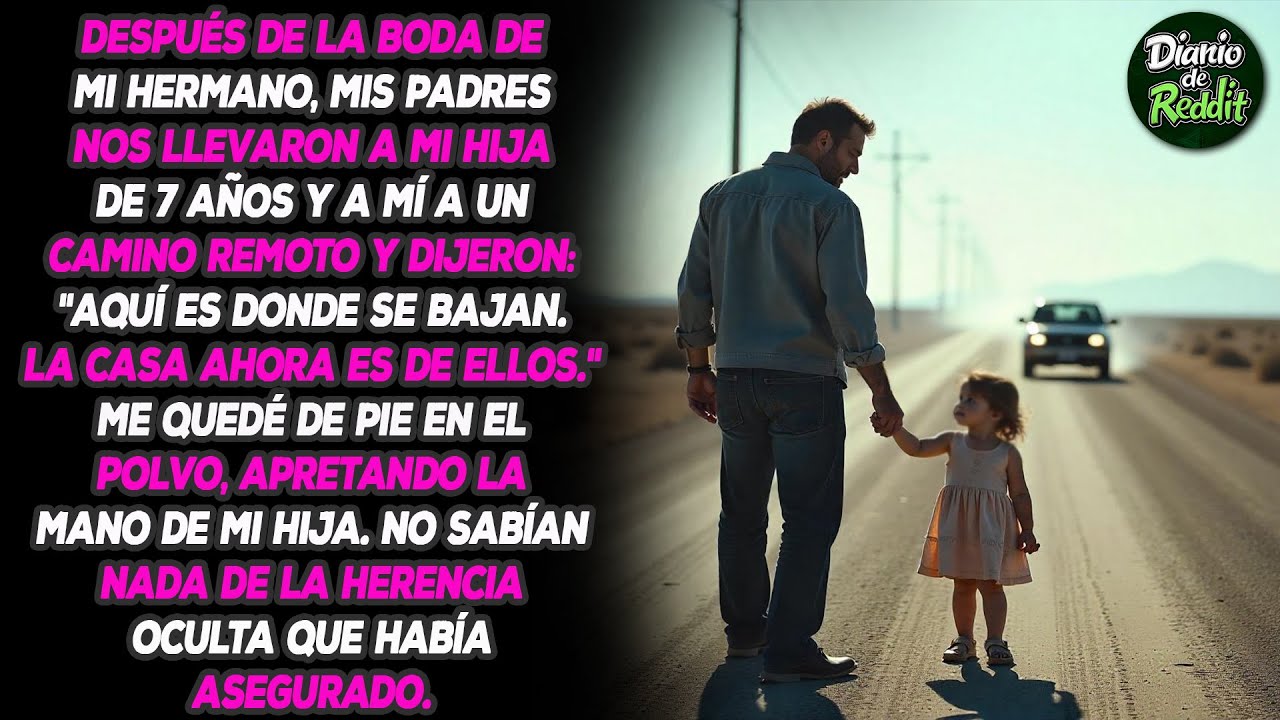 Después de la boda de mi hermano, mis padres me llevaron a una carretera remota y dijeron: 
