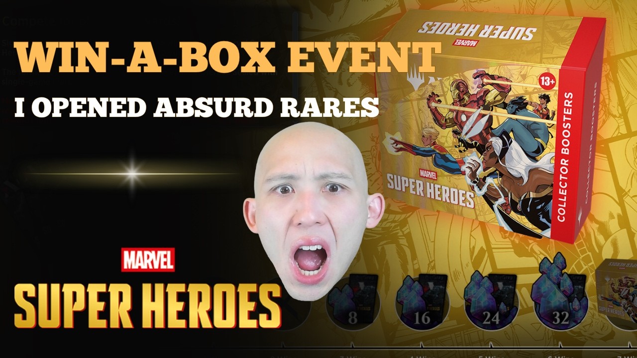 I OPENED ABSURD RARES | Arena Win-A-Box Event | Marvel Super Heroes Sealed | MTG Arena
