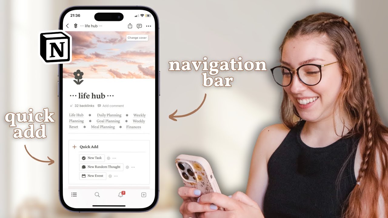 Мои лучшие приемы для ЛЕГКОЙ навигации в мобильном приложении Notion 📱
