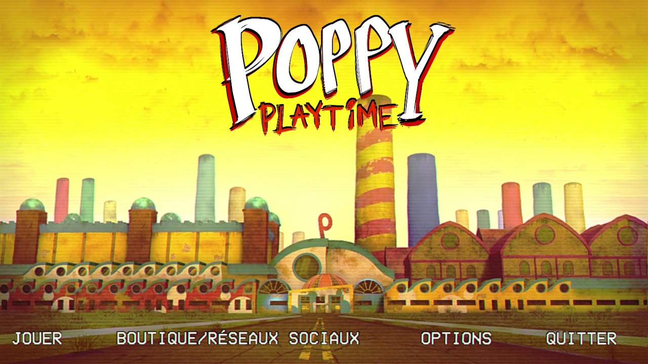 je joue à poppy playtime chapitre 1