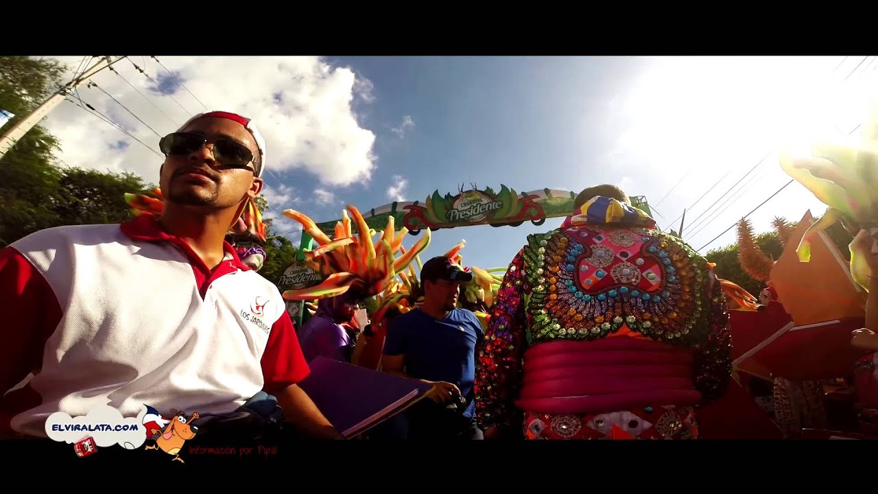 2015 Carnaval Santiago - República Dominicana Grupo los Jardines Go Pro HD