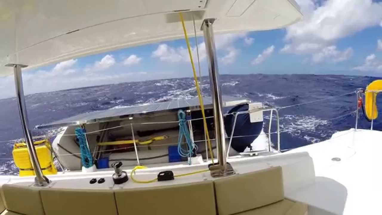 IMPI sailing the ASYMMETRIC thru SQUALLS - South Pacific Ocean
