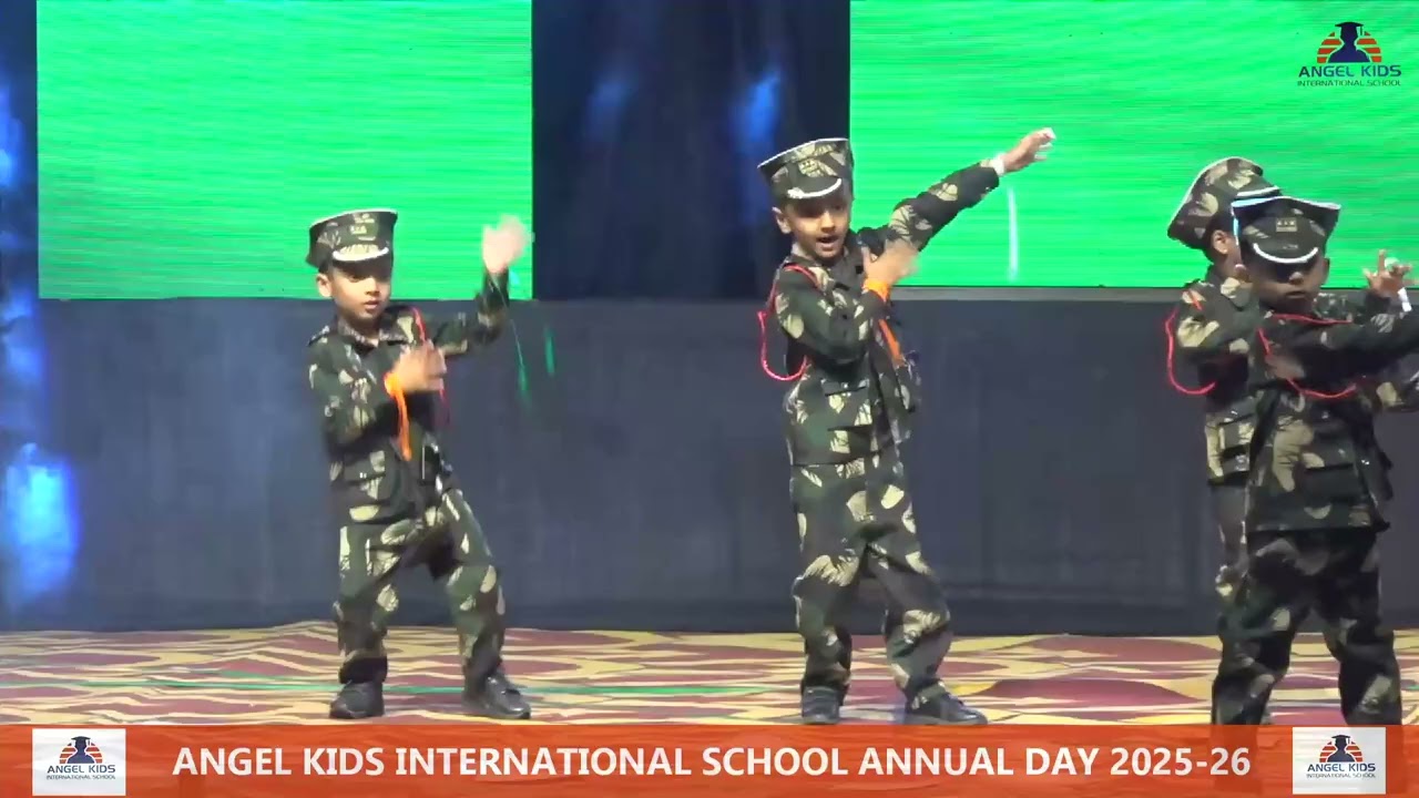 petriotic song by Jr.KG class