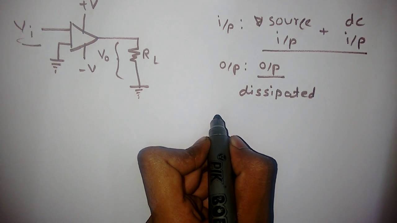 how to find efficiency of amplifier