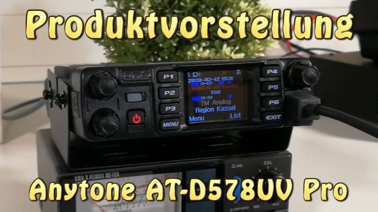 Produktvorstellung | Anytone AT-D578UVpro | Mobilfunkgerät