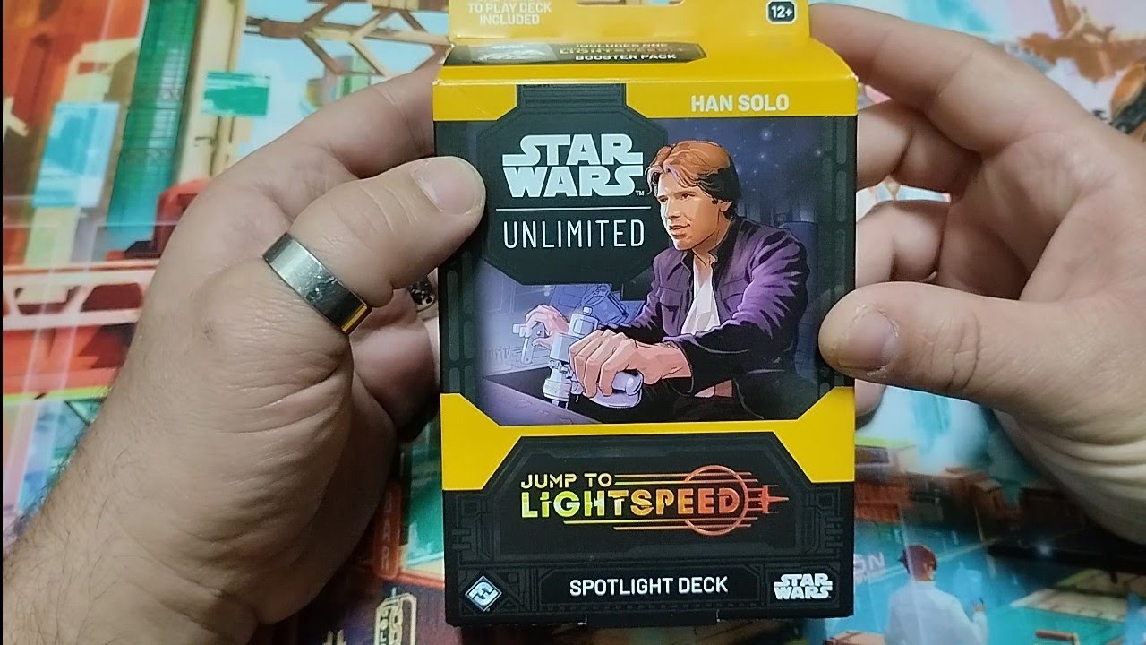 Star Wars Unlimited - Jump To Lightspeed - Han Solo - Spotlight Deck Unboxing