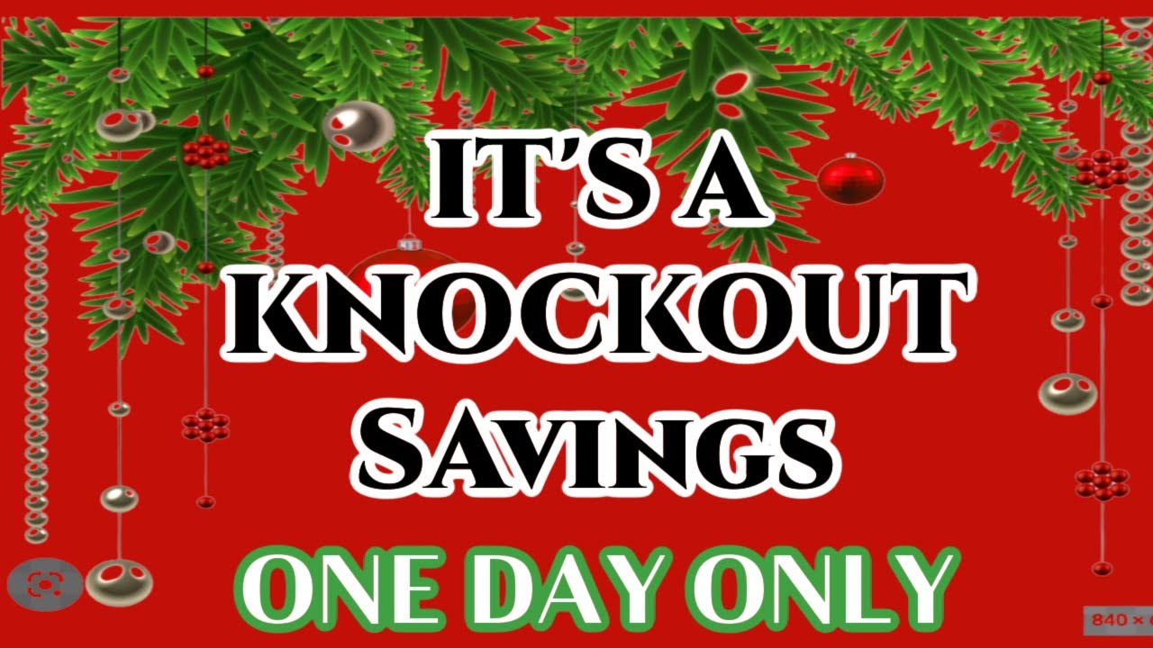 ONE DAY ONLY | HOLIDAY KNOCKOUT SALE | #silversisters