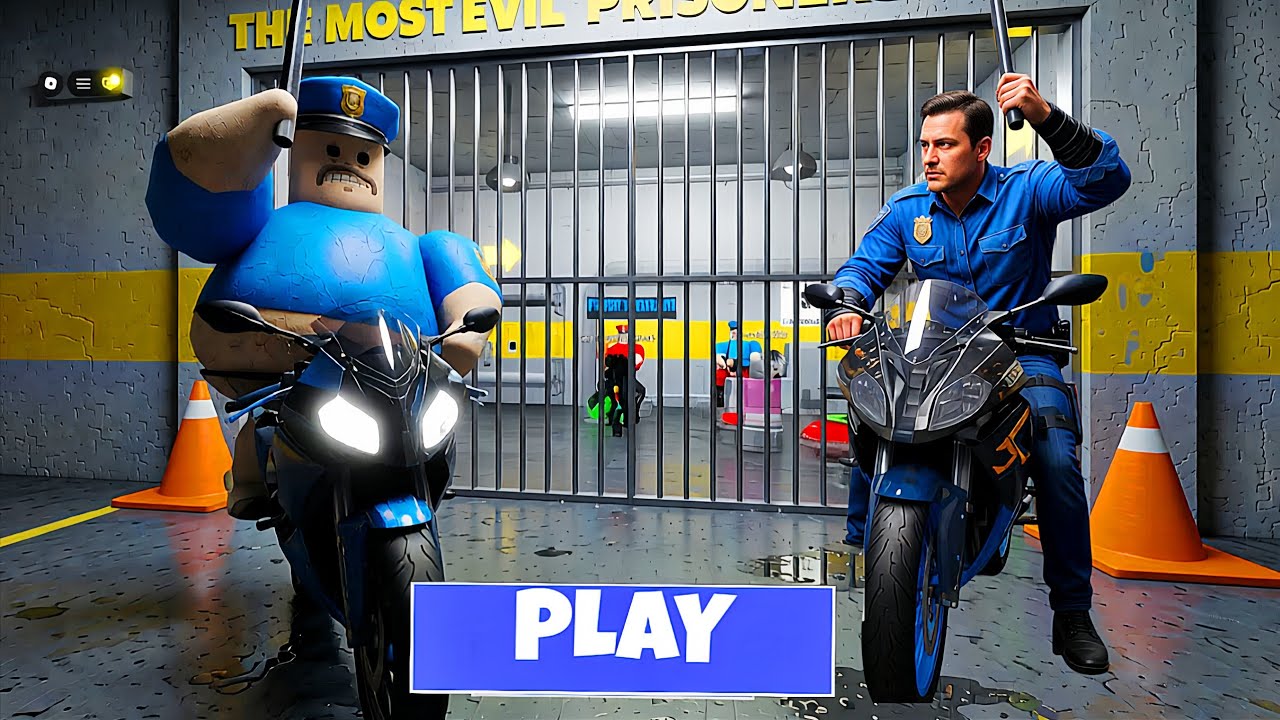 🔥 BIKER BARRY’S PRISON RUN ESCAPE! 🏍️💥 (Roblox Obby 4K Gameplay) 
