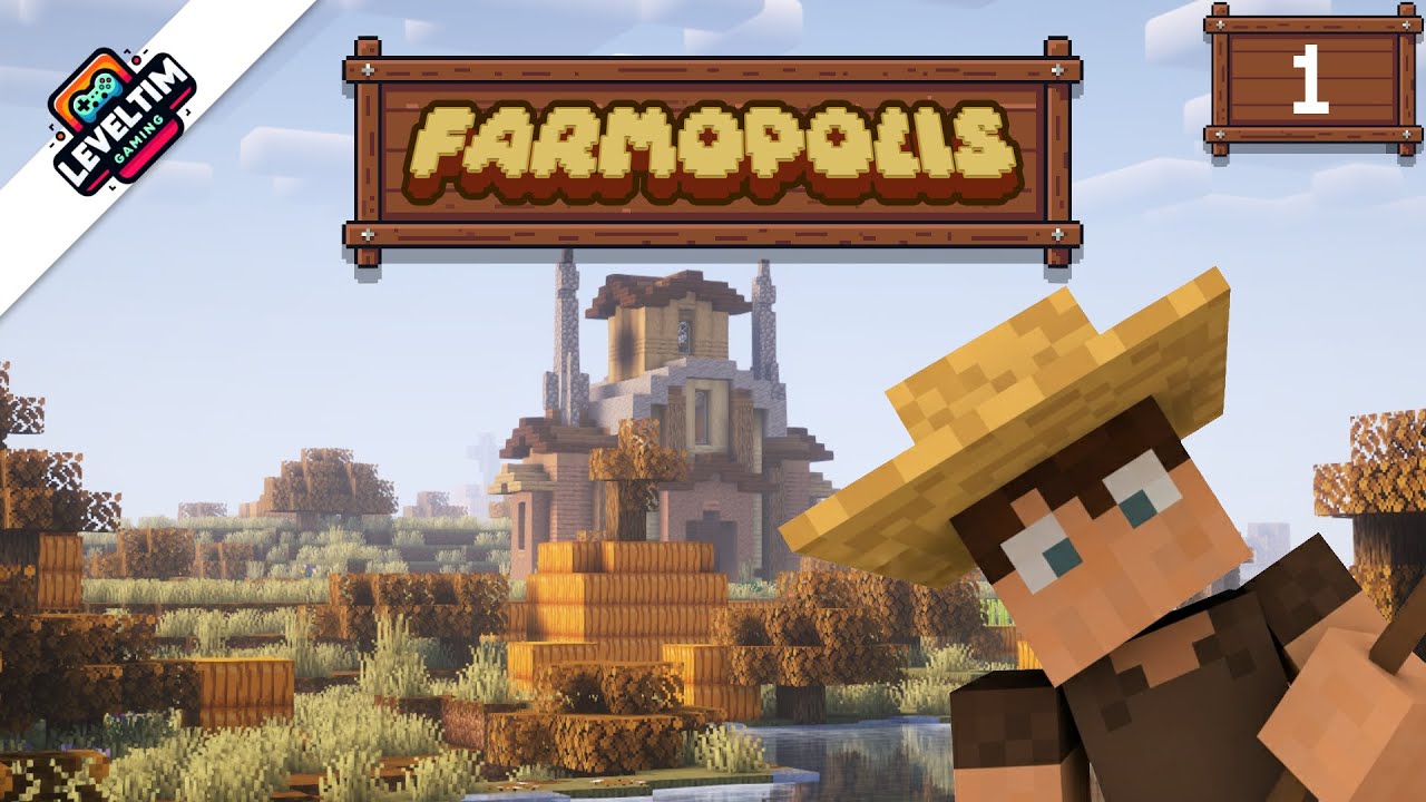Alles auf Anfang: Wir starten ein komplett neues Leben!🌱 | Minecraft - Farmopolis (#1) | LevelTim