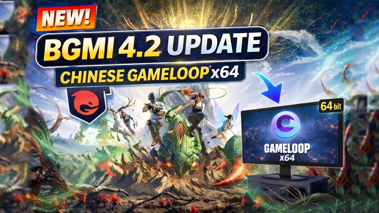 BGMI 4.2 Update Install on Chinese Gameloop x64 | Full Guide
