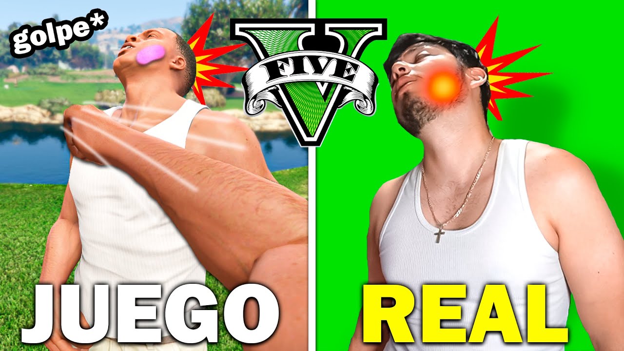 GTA 5 pero Recibo DAÑO en la VIDA REAL💀