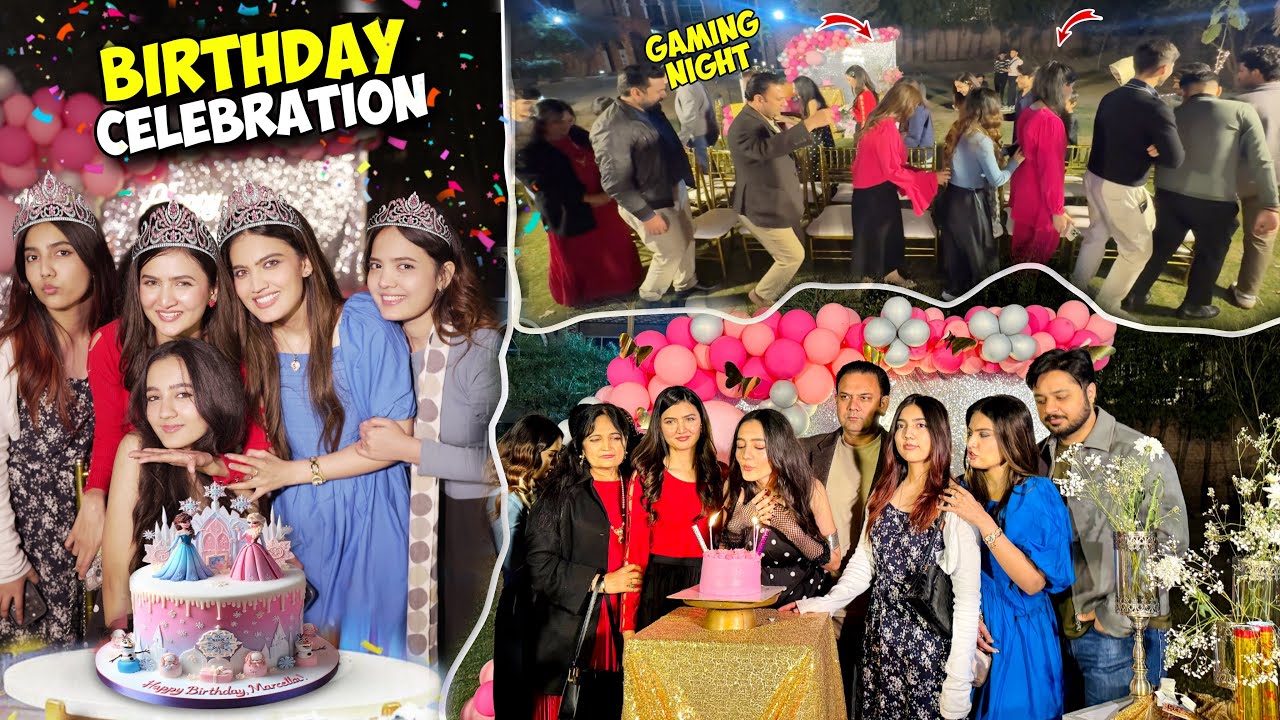 Grand Barbie Theme Birthday Celebration 😍| Game Night🤩 |Sistrology | Rabia Faisal
