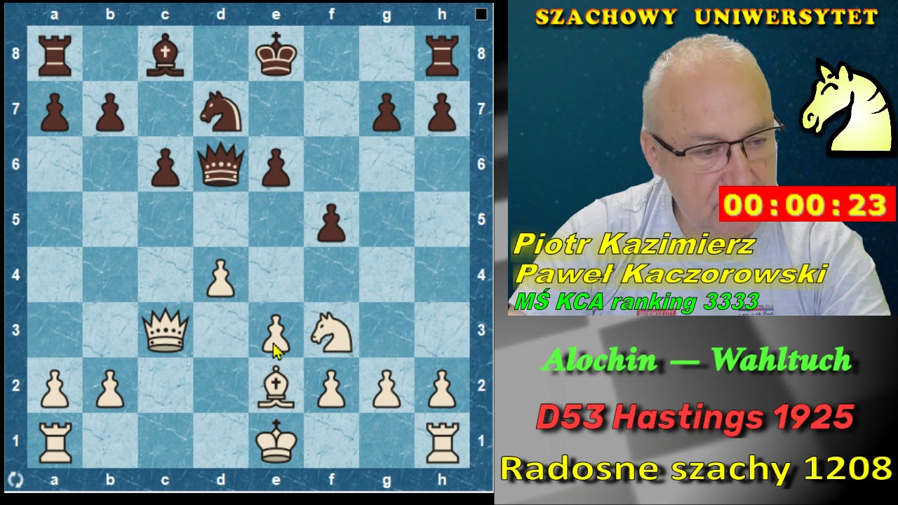 Szachy. Poddanie nie było za wczesne. D53. RS.1208.