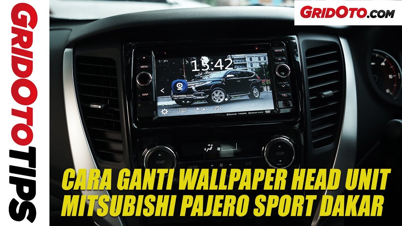 Cara Ganti Wallpaper Head Unit Mitsubishi Pajero Sport Dakar | How To | GridOto Tips