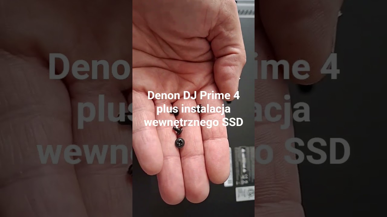 Denon Prime 4 plus instalacja wewnętrznego dysku SSD część pierwsza.