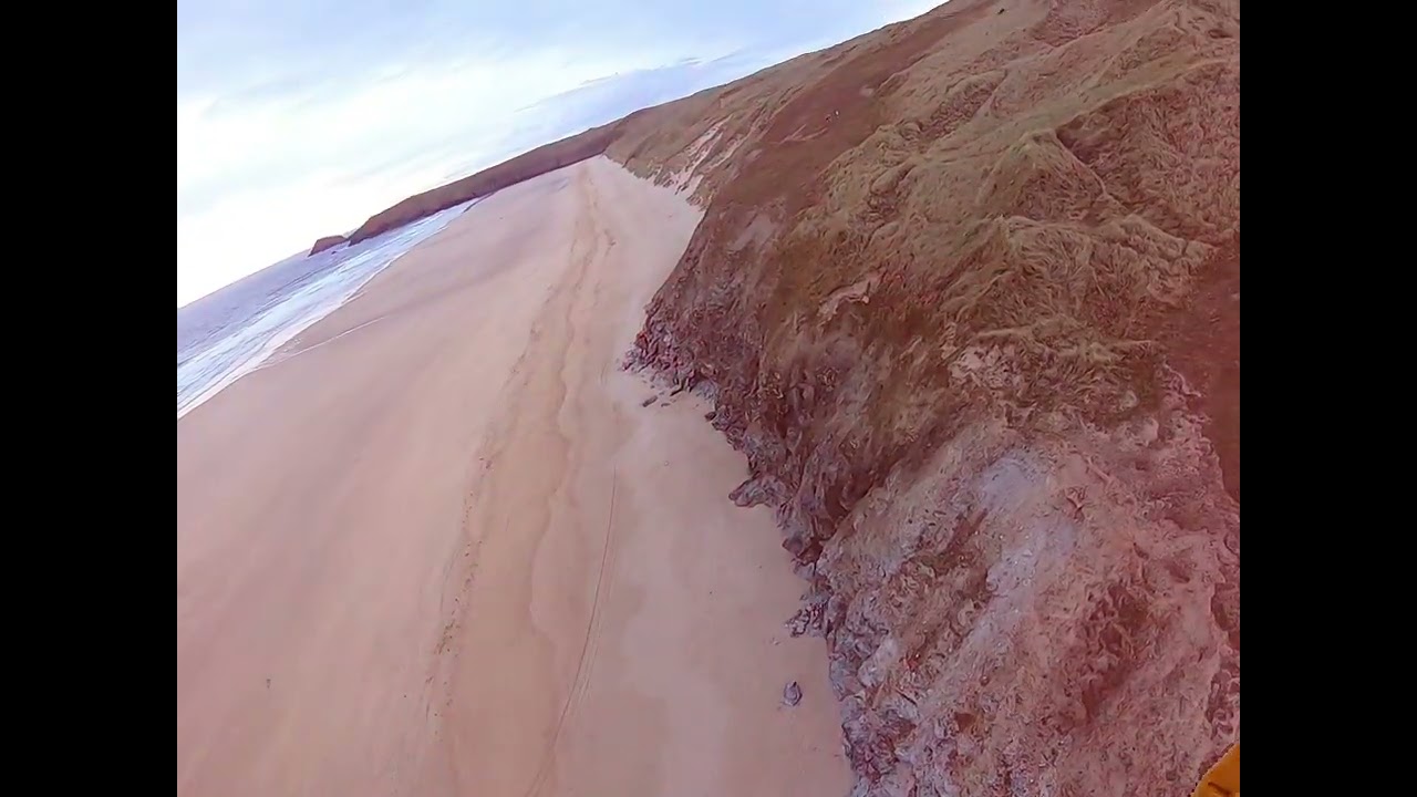 perranporth evening flight playing with the kids 28/06/23