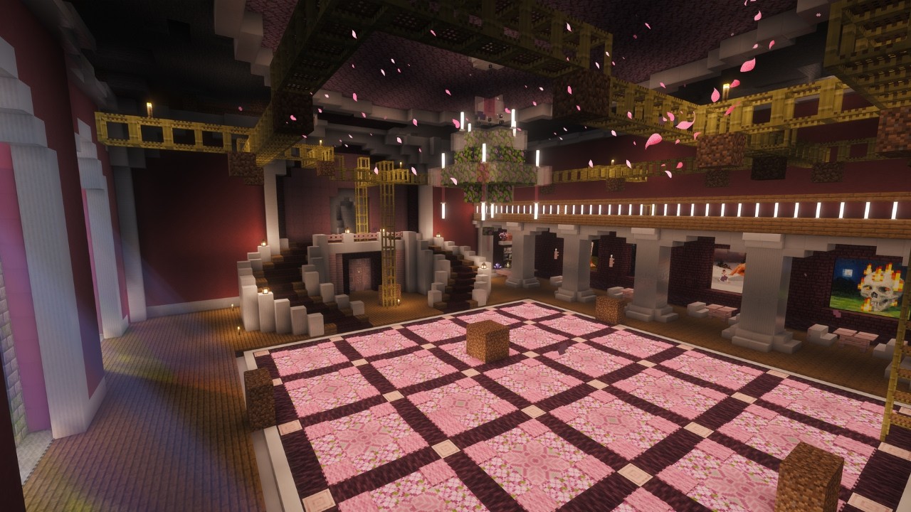 Making a dramatic and grand ceiling, but cute! | Minecraft