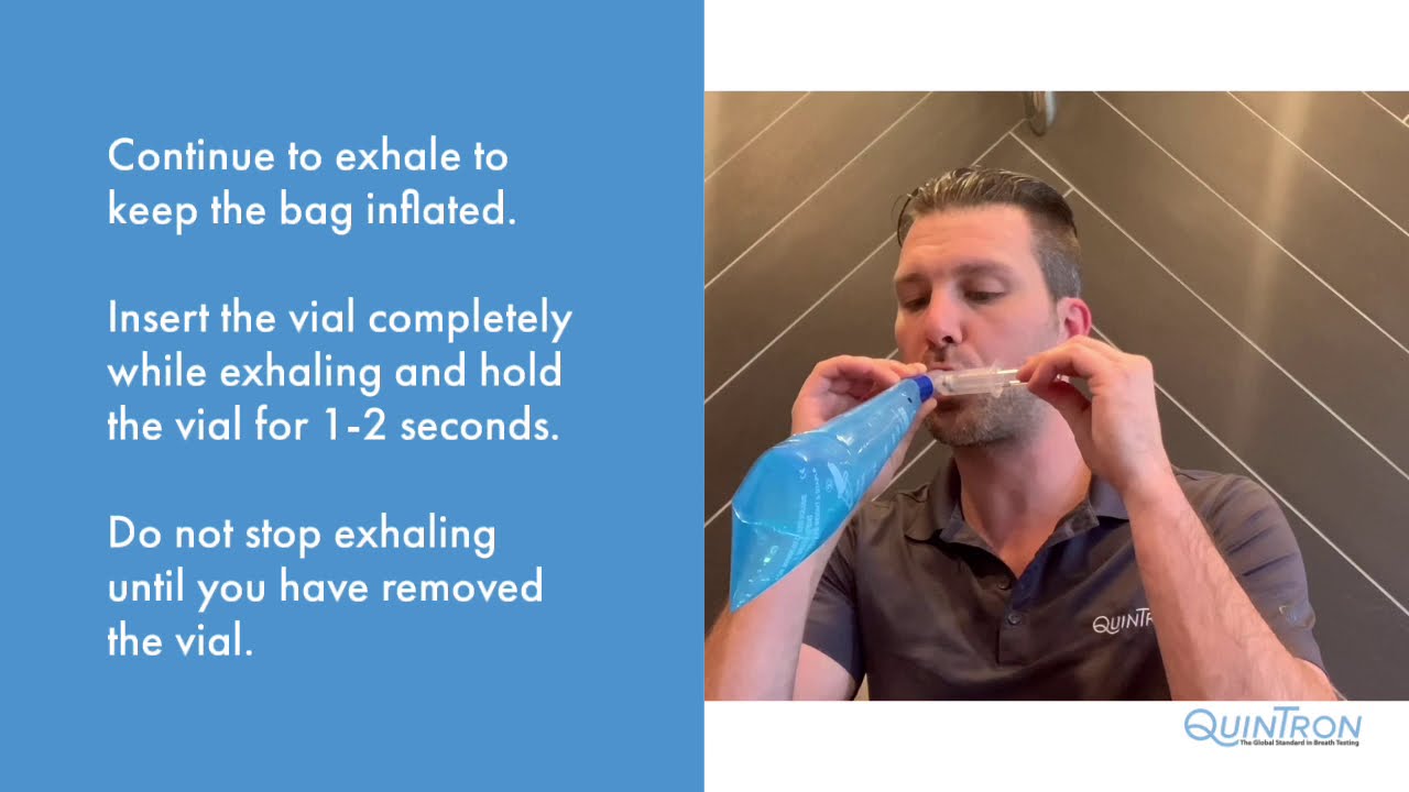 QuinTron EasySampler At-Home Breath Collection Overview (SIBO-Lactulose)