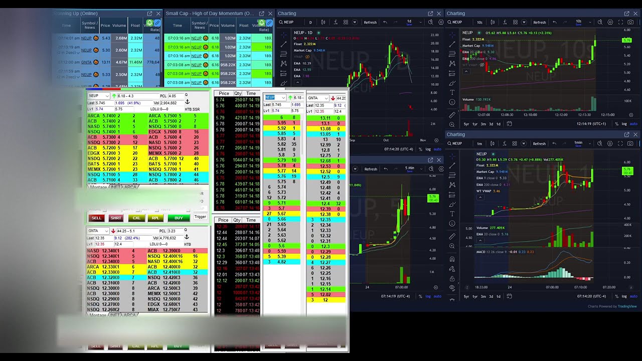 2025-10-24 06:59:52 NEUP Level 2 and Time & Sales