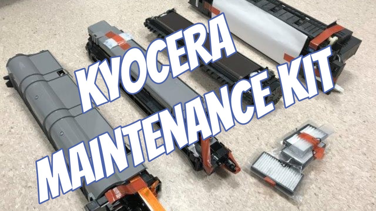 KYOCERA 3500i 4500i 5500i Maintenance Kit VIDEO TUTORIAL MK6305A