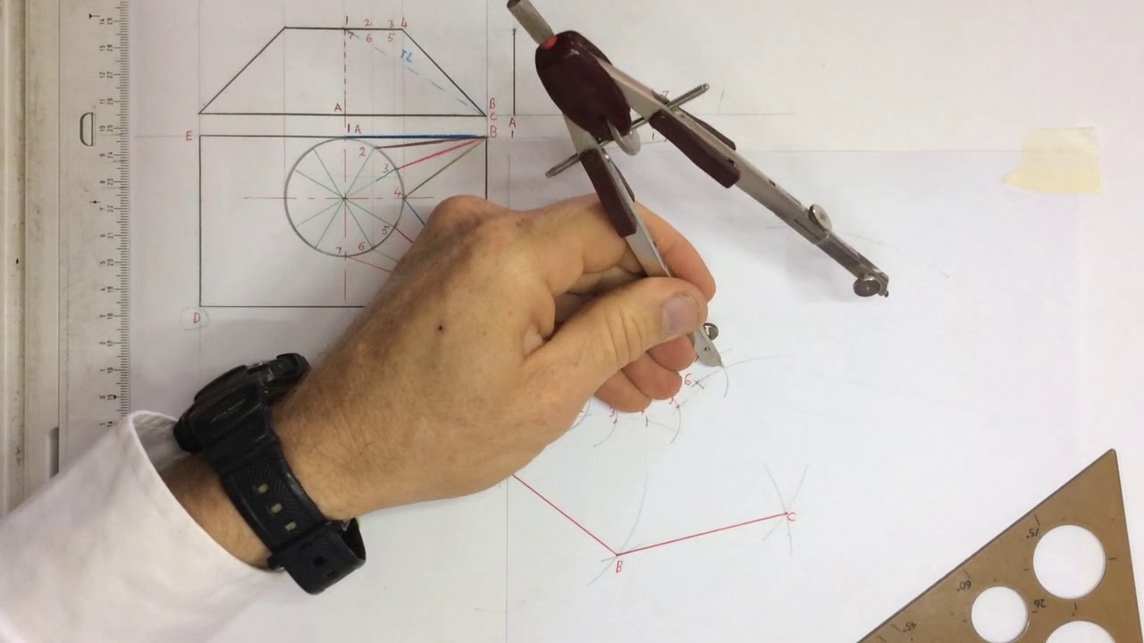 Development of square to circle transition piece