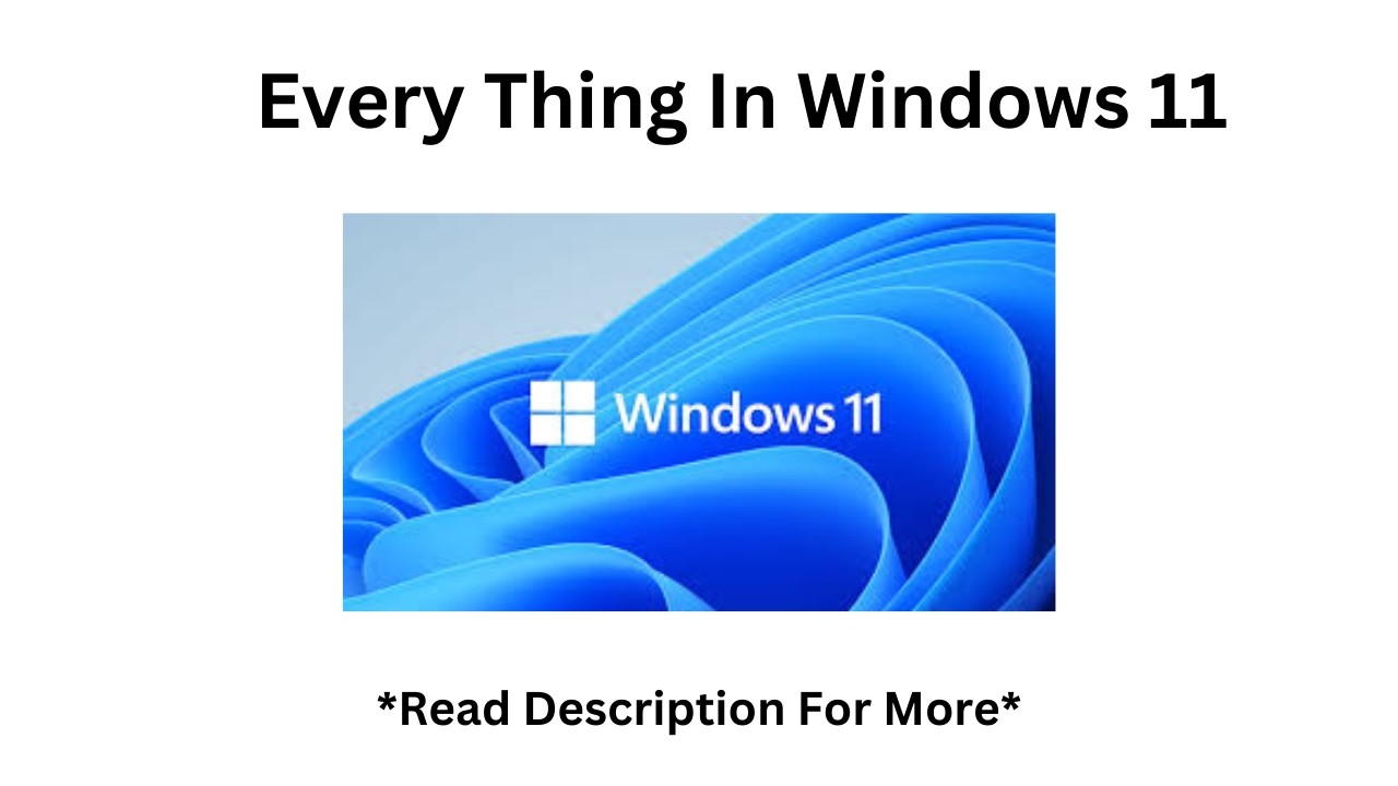 Every Thing In Windows 11