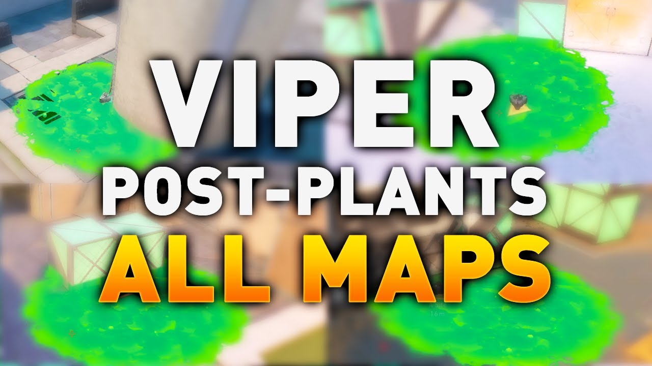 BEST VIPER Post-Plant Lineups on ALL MAPS (2021) - Viper Snake Bite Lineups Guide