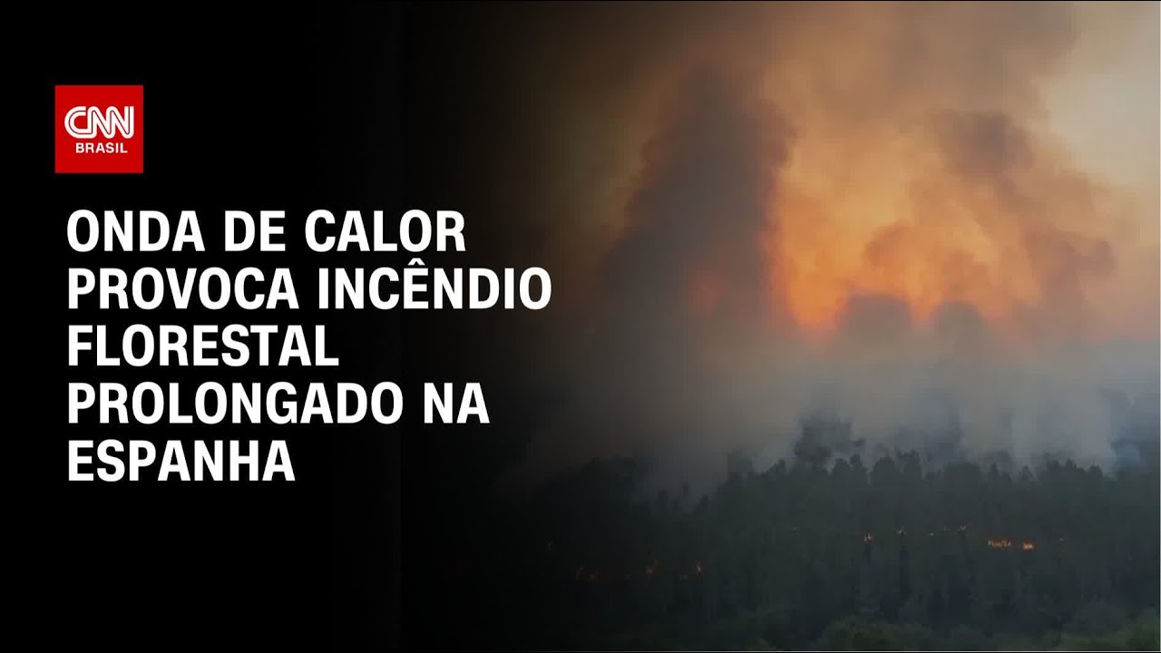 Incêndio florestal devasta região na Espanha há mais de uma semana | CNN BRASIL