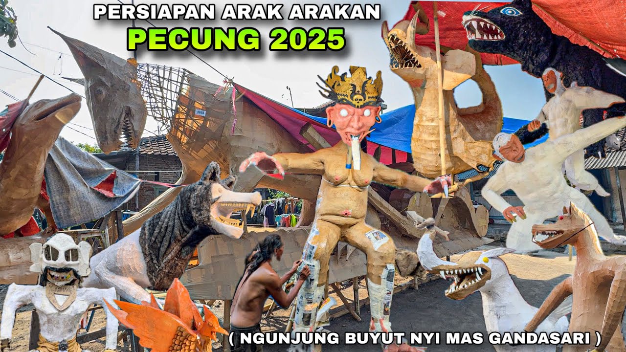 Persiapan Arak arakan PECUNG 2025 ❗️ Ngunjung Buyut Nyi Mas Gandasari Desa Kasugengan Kidul Cirebon 