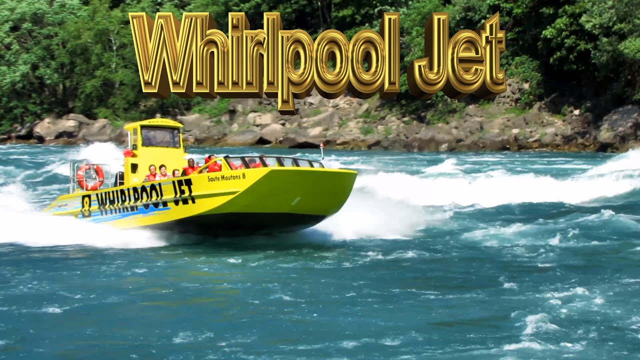 Whirlpool jet boats with Saute Moutons 8, 14 and the Dryjet 11