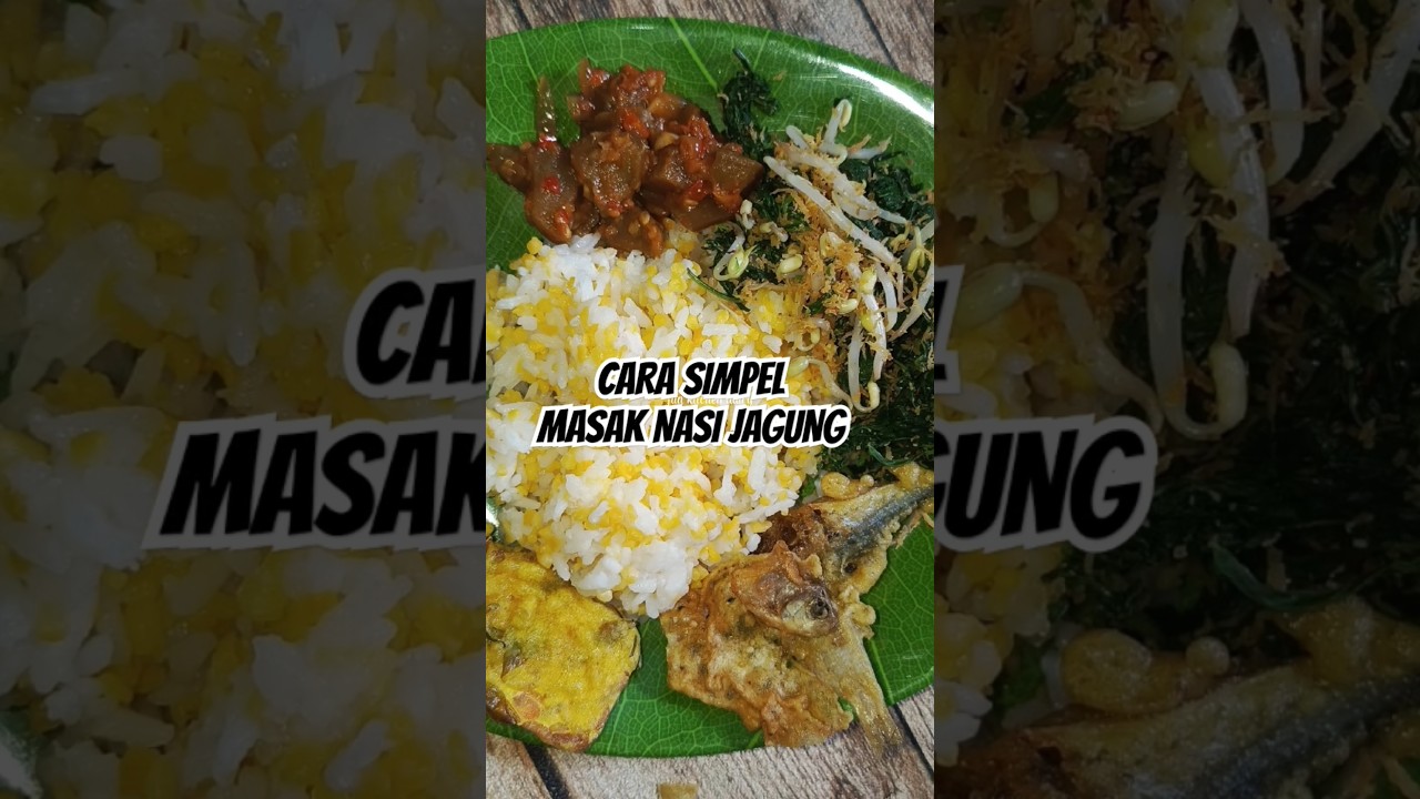 CARA SIMPEL MASAK NASI JAGUNG #nasijagung #berasjagung #menuharian  