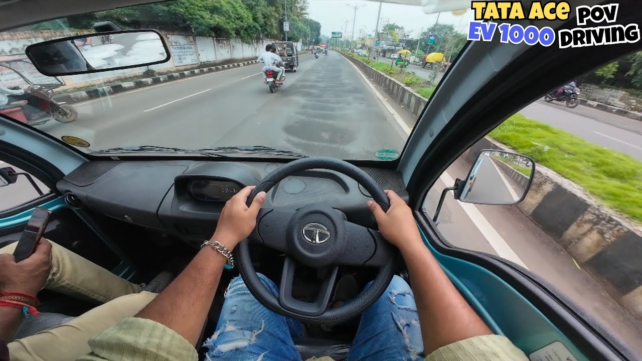 Tata Ace Ev 1000 लेने से पहले ये Video ज़रूर देख लेना | Driving 2025 model Tata Ace Ev 10000 