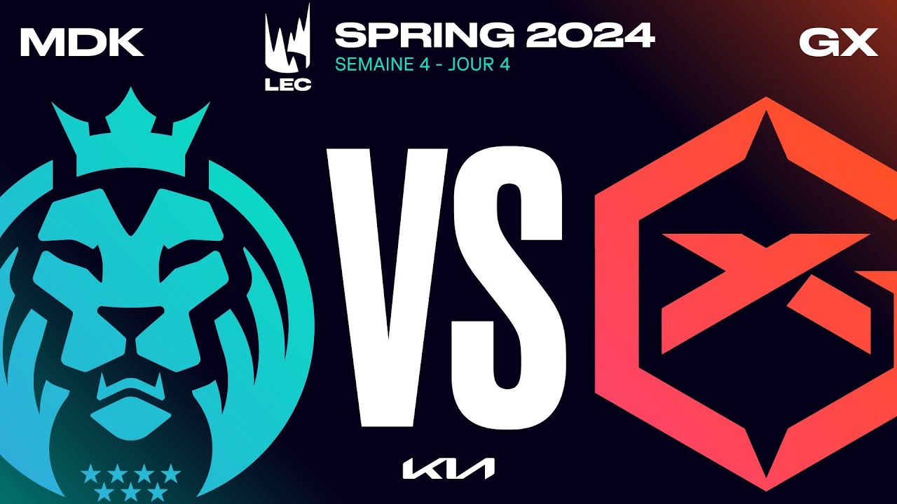 LEC Spring 2024 Lower Bracket Round 1 | MDK vs GX