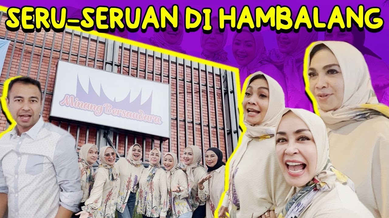 MAMA RIETA JAUH JAUH KE HAMBALANG DEMI GRAND OPENING RESTORAN PADANG RAFFI AHMAD!!