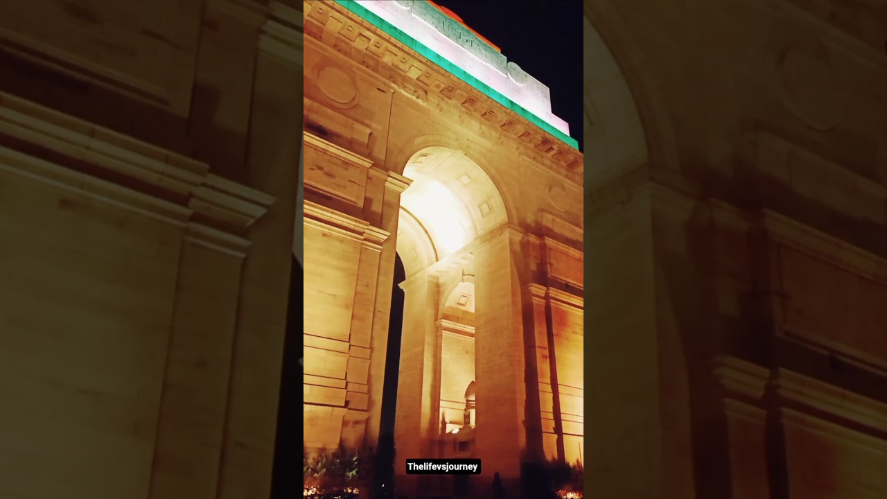India Gate, Delhi Night View | Top Places To Visit In Delhi 