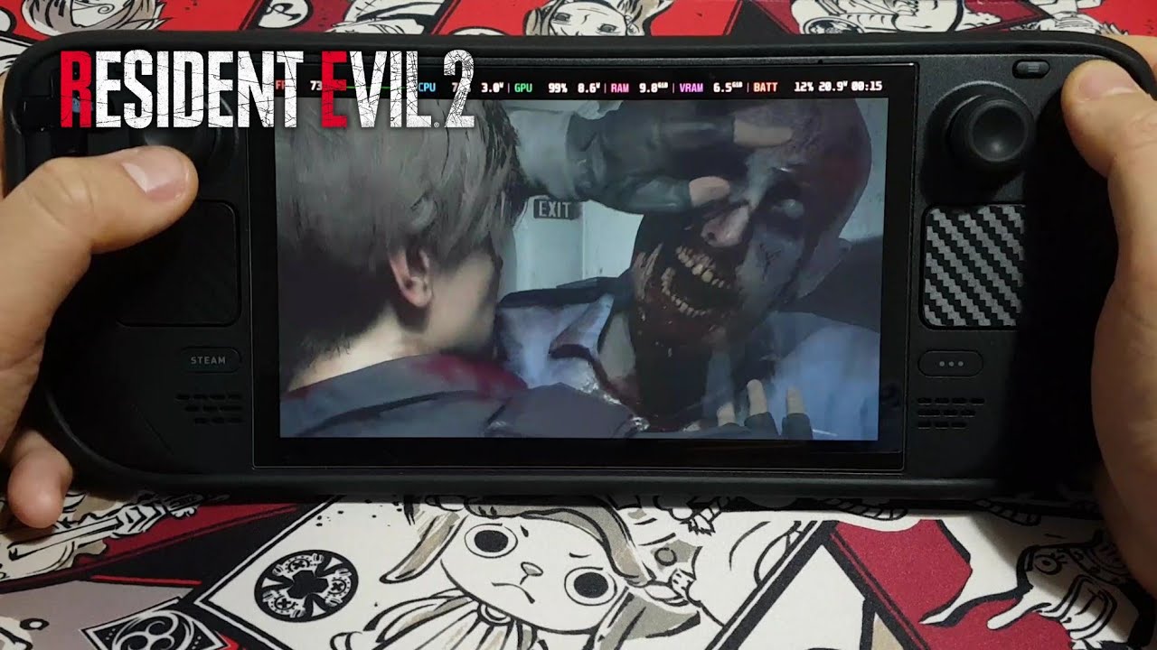 Resident Evil 2 Remake Gameplay on New SteamOS 3.7.19 Steam Deck OLED || Leon Kennedy