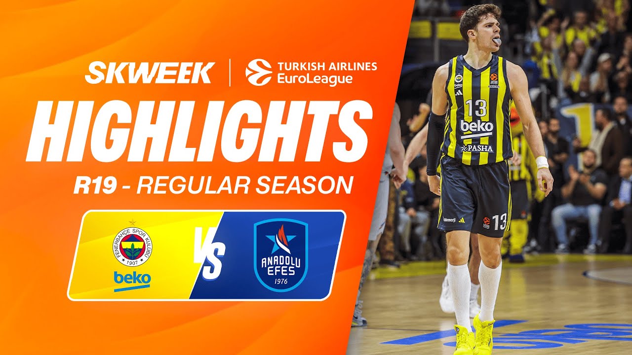 WHO WILL TRIUMPH IN THE TURKISH DERBY?! 🥵 Fenerbahce vs Anadolu Efes - EuroLeague Highlights R19