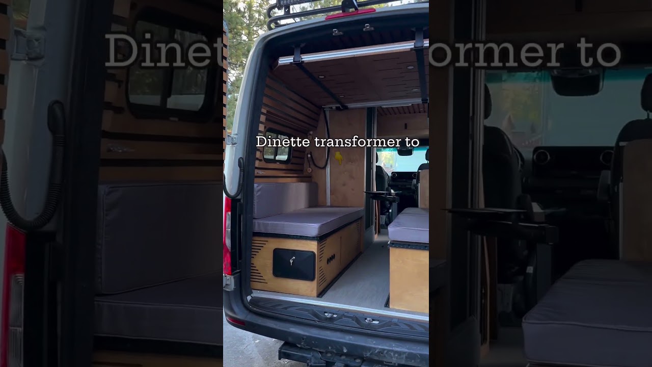 Van Conversion | Big Bear Vans | Project Santa Monica | 144 Sprinter camper van sits/sleeps 4