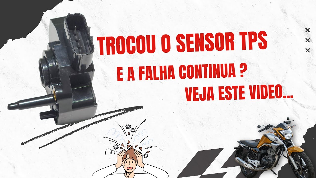 Como resetar o módulo para apagar o erro do sensor map tps e fazer o reset do TPS titan fan Cg 160