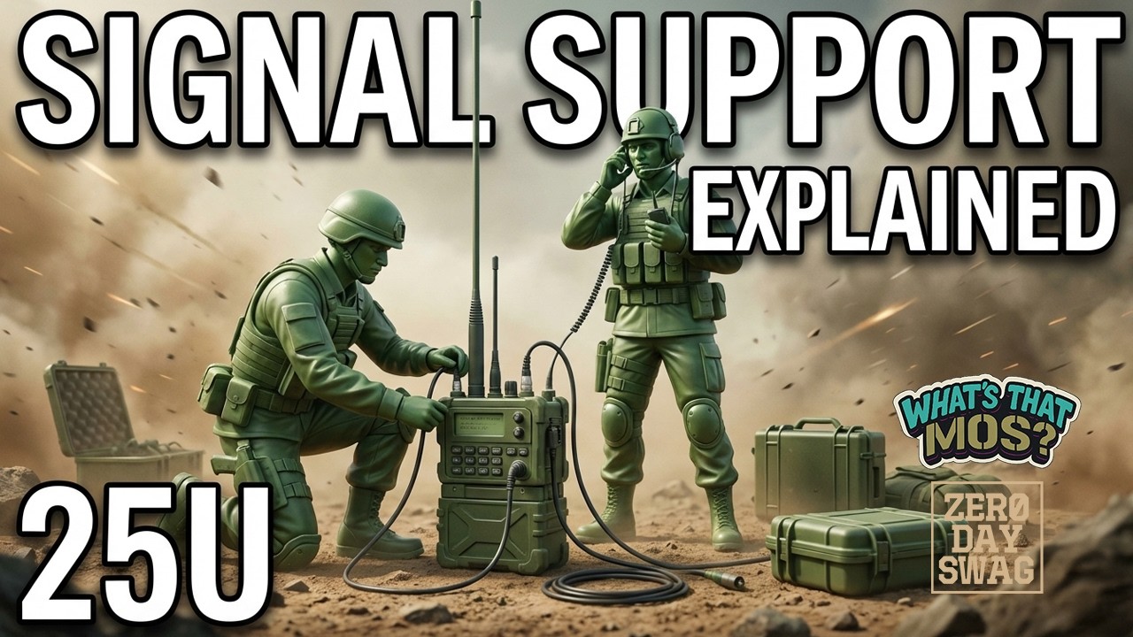 What Does an Army Signal Support Specialist (25U) Actually Do? | Guard Perspective