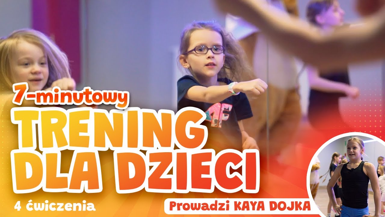 7-minutowy TRENING DLA DZIECI #3 | ćwiczenia 4x4