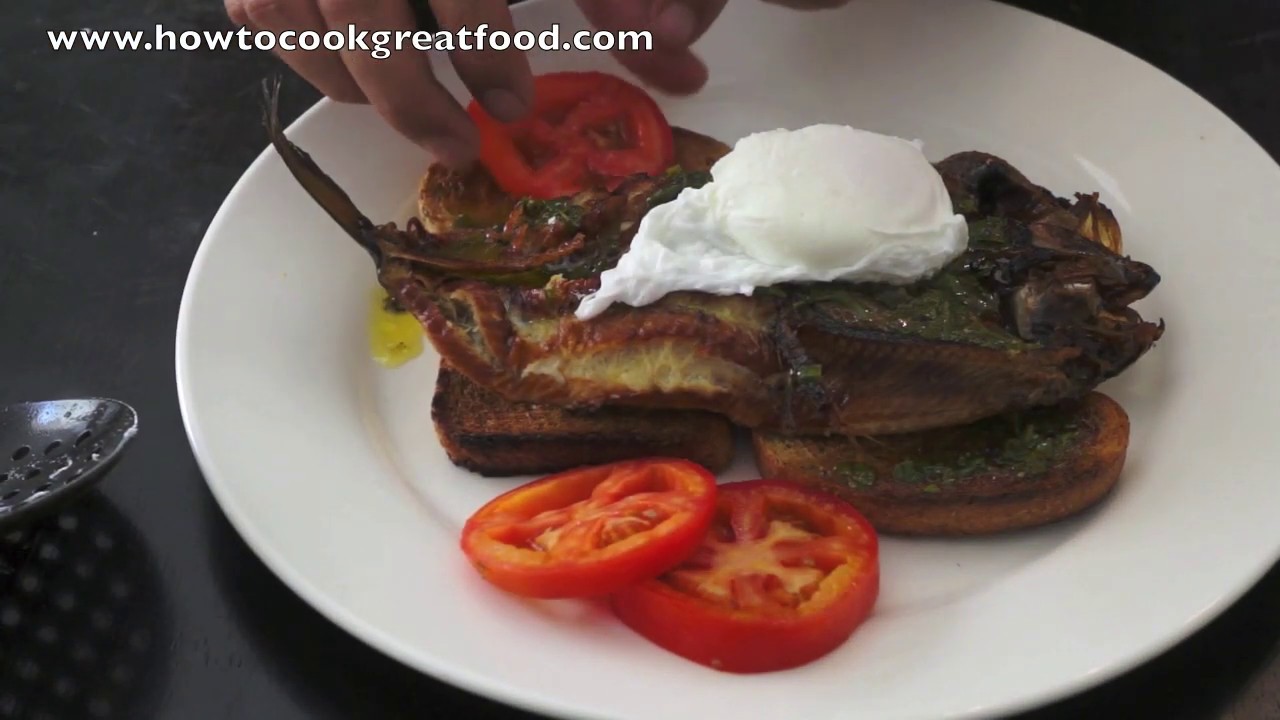 Kippers & Poached Eggs - Lemon Parsley Butter  - Smoked Fish - Fish & Eggs