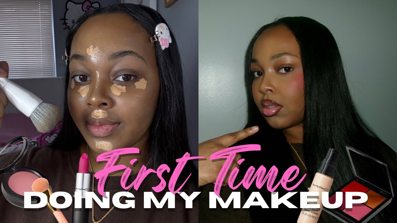 Doing My Makeup for the FIRST Time (My Sister Helped 😭💄)